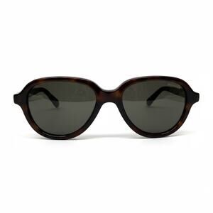 Moncler Dark Havana Brown Tortoise Frame Unisex Sunglasses ML0043 52MM $395